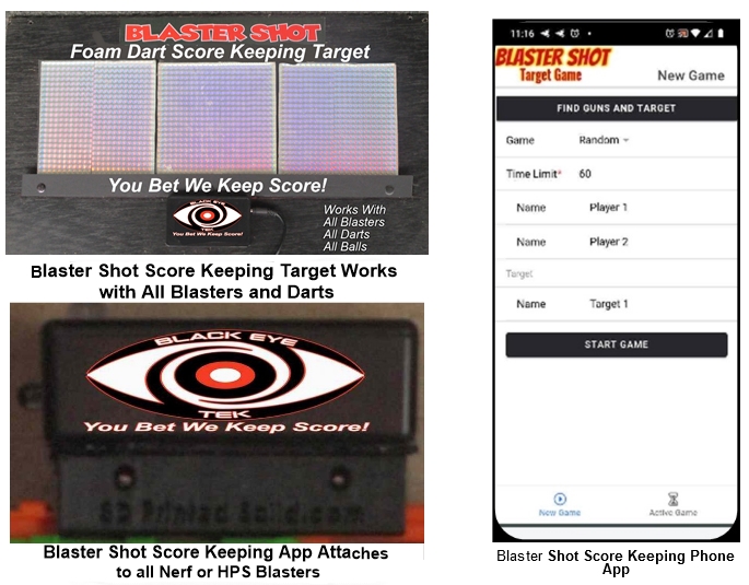 Digital Shooting Game for Nerf