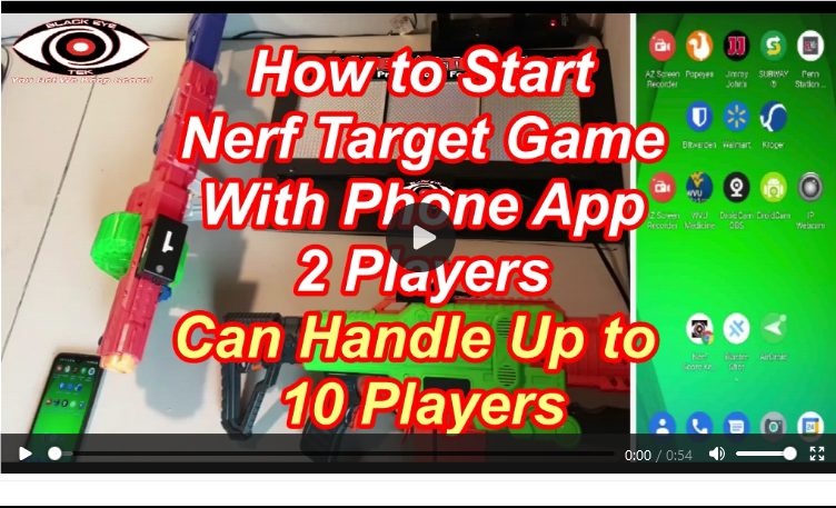 Nerf Score Keeping App Start up Instructions