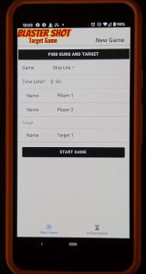 Nerf Gun Score Keeping Phone App