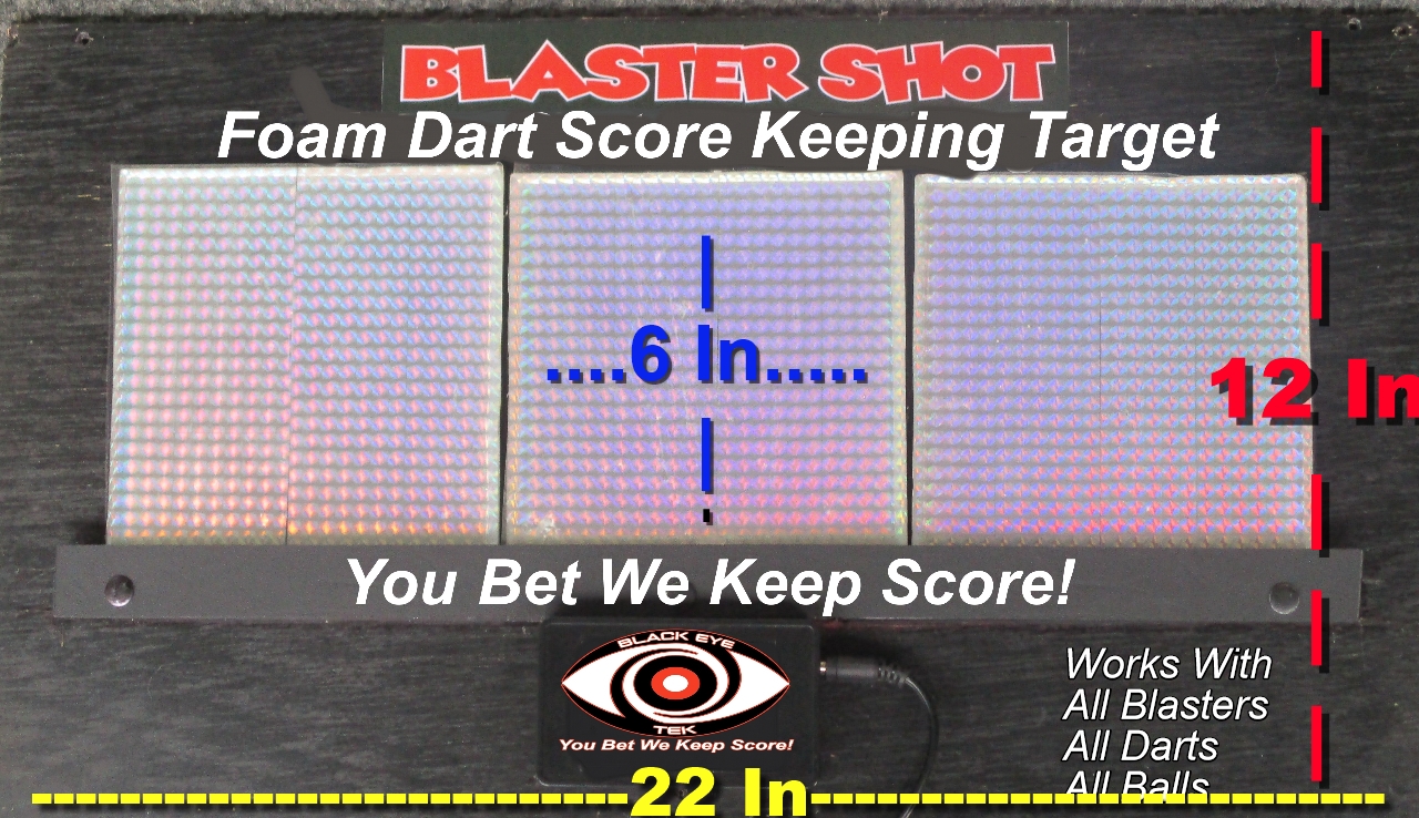 Foam Dart Score Keeping Target Size