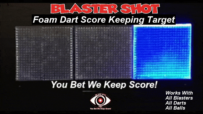 Nerf Score Keeping Target Game by Blaster Shot