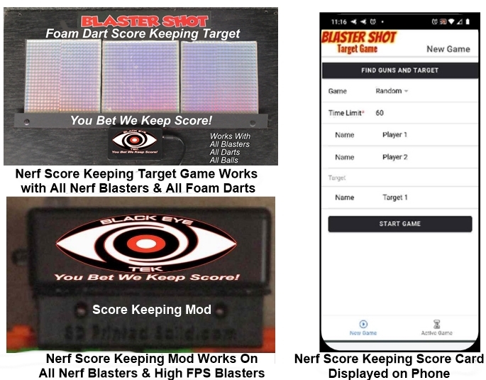 Nerf Score Keeping Target Game Kit