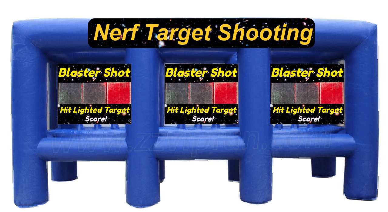 Blaster Shot 3 Shooter Nerf Shooting Gallery