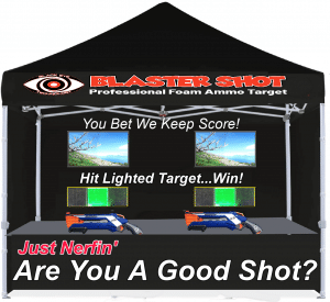 Blaster Shot 2 Player Nerf Shooting Gallery Game
