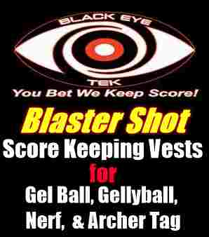 Score Keeping Vests for Gel Ball, Gellyball & Archery Tag