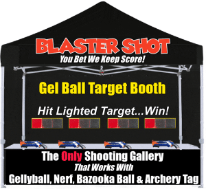 Tent Shooting Booths for Gel Ball and Nerf