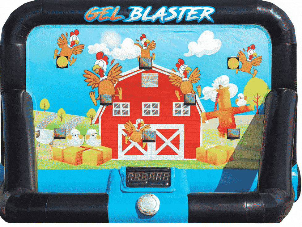 IPS Inflatable Shooting Gallery With HANGERZ Targets Refurbishment Kit