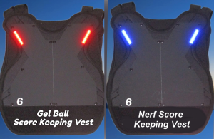 Gel Ball & Nerf Score Keeping Vest
