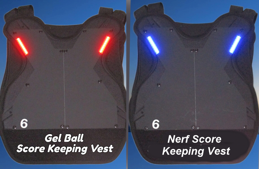 Gel Ball & Nerf Score Keeping Vest